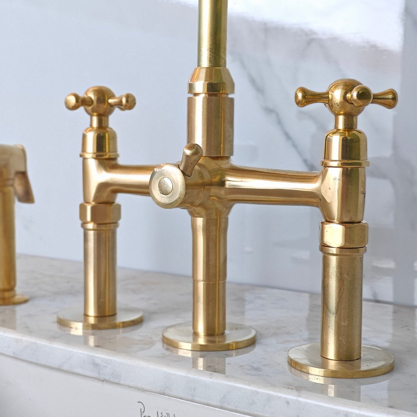 Antique Brass Kitchen Faucets